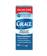 Colace Regular Strength Stool Softener 100 mg Capsules 100 Count Docusat... - €13,58 EUR