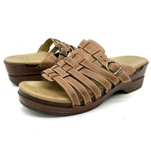 Dansko Marion Strappy Wedge Sandals Womens 38 Beachy Summer Bohemian Hippie - £17.90 GBP