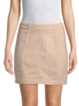 Free People Womens Skirt Modern Femme Mini Stone Beige Size Us 4 OB831804 - £37.26 GBP