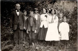 RPPC Elk City Oregon Hoffman Bly Family Children Portrait Slocum Postcard F26 - £15.39 GBP