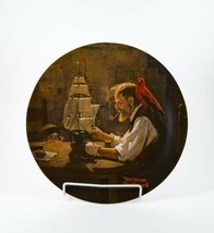 Norman Rockwell Plate &quot;The Ship Builder&quot; Limited Edition Initialed Numbe... - $7.99