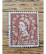 Great Britain Stamp Queen Elizabeth II 2d Used 356 - $0.99