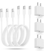 Iphone Fast Charging Block With 10Ft Cable, 3Pack For Apple Certified Wall - $734.45 MXN