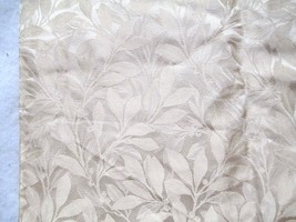Fabric NEW More than 1/2 Yd Brocade Leaves x 54&quot; Wide Quilt Sew Craft Scrapbk $5 - £3.93 GBP