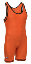 Cliff Keen | L7443J | Collegiate Wrestling Singlet | Orange with Black T... - £47.95 GBP