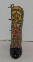 Collectible Ceramic Decorative 3&quot; High Heel BOOT SHOE Fashion Figure - $15.43