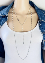 Cabi Layered Faux Pearl Devotion Necklace Style 2172 - £35.61 GBP