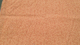Fabric Red Rooster Orange Yellow Flowers on Bronze Backgrnd 21&quot; x 11&quot; $1.35 - $1.35