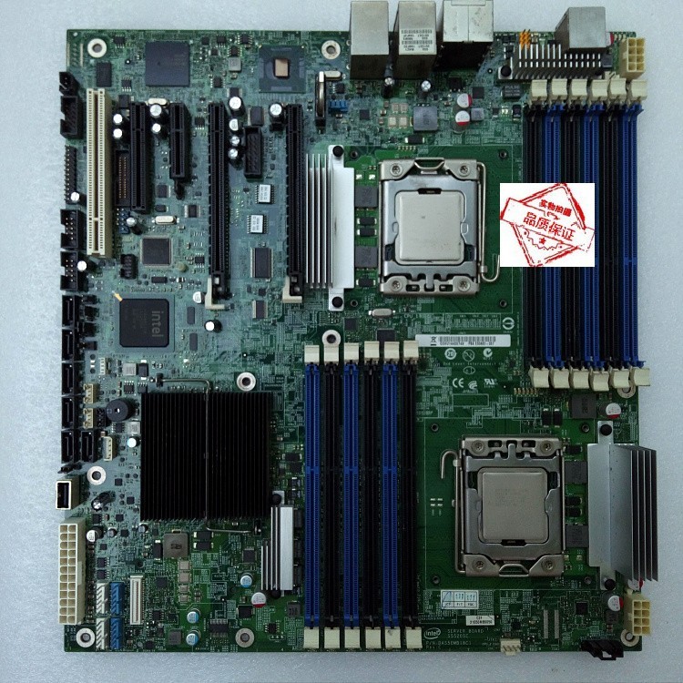 Intel S5520SC S5520SCR Chipset-Intel 5520 Socket-Dual LGA1366 DDR3 Server Board  - $385.00