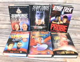 Star TREK-HC-LOT Of 6 Books Dark Mirror,Crossover, Probe, Warped, EXCALIBUR- Vg - $35.14