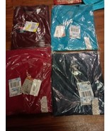 4 Polo Shirts Men XXL 2XL Indigo, Turquoise, Maroon,Red St Johns Bay Cas... - £22.89 GBP