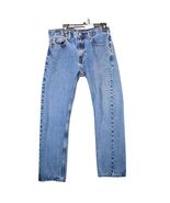 Levi&#39;s 505 Jeans Men&#39;s 33x30 Straight Leg 100% Cotton Denim Med Wash Cla... - $28.00