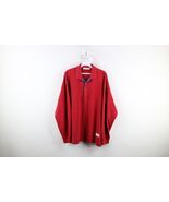 Vintage 90s Streetwear Mens XL Faded Baggy Fit Long Sleeve Polo Shirt Re... - $820.89 MXN