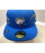 Los Angeles Chargers New Era 2022 Sideline 59FIFTY Historic Fitted Hat 7... - £31.16 GBP