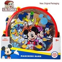 Disney Mickey Mouse 10 Piece Marching Band Drum Set - NEW - £11.15 GBP