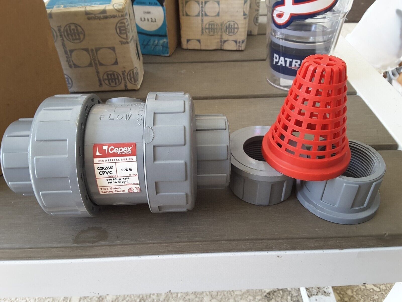 CPX22262 CEPEX HAYWARD CHECK VALVE 1-1/4&quot; CPVC SCHECK SOCKET THRD EPDM N... - $78.21