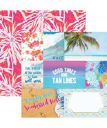 Paradise Summer 12x12 Double Sided Scrapbook Paper - Single Sheets - $22.81 MXN