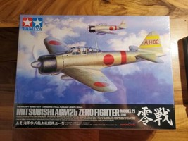 Tamiya 1/32 Mitsubishi A6M2B Zero Fighter Model Aircraft 60317 SEALED  - $108.89