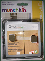 Munchkin Xtra Guard Dual Action Multi-Use Latch/Lock - 2 Pack - New - £7.02 GBP