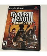 Guitar Hero III 3 Legends of Rock PlayStation 2 PS2 Game Manual - $9.40
