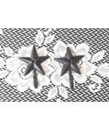 Set of Two (2) Cast Iron Star Wall Hooks, Towel Hooks, Coat Hooks, Robe ... - $19.99