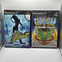 Dance Dance Revolution Extreme 2 (PS2 , 2005) &amp; Pinball Hall Of Fame Bundle - £8.14 GBP