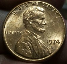 1974 D Lincoln Memorial Cent  - £2.41 GBP