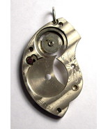 Steampunk jewelry antique pocket watch parts necklace pendant - £23.84 GBP