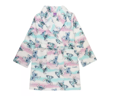 Disney Lilo and Stitch Girls Super Soft Plush Wrap Robe Size 6 New W Tags - £15.81 GBP