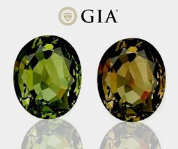 Gia Certified Natural Alexandrite 4.5 Ct Color Change Gem From Sri Lanka - £6,834.49 GBP