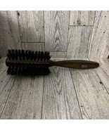 Vintage PANTENE Wood Hair Brush Made in England by Addis Brown Wood Grain - $10.37