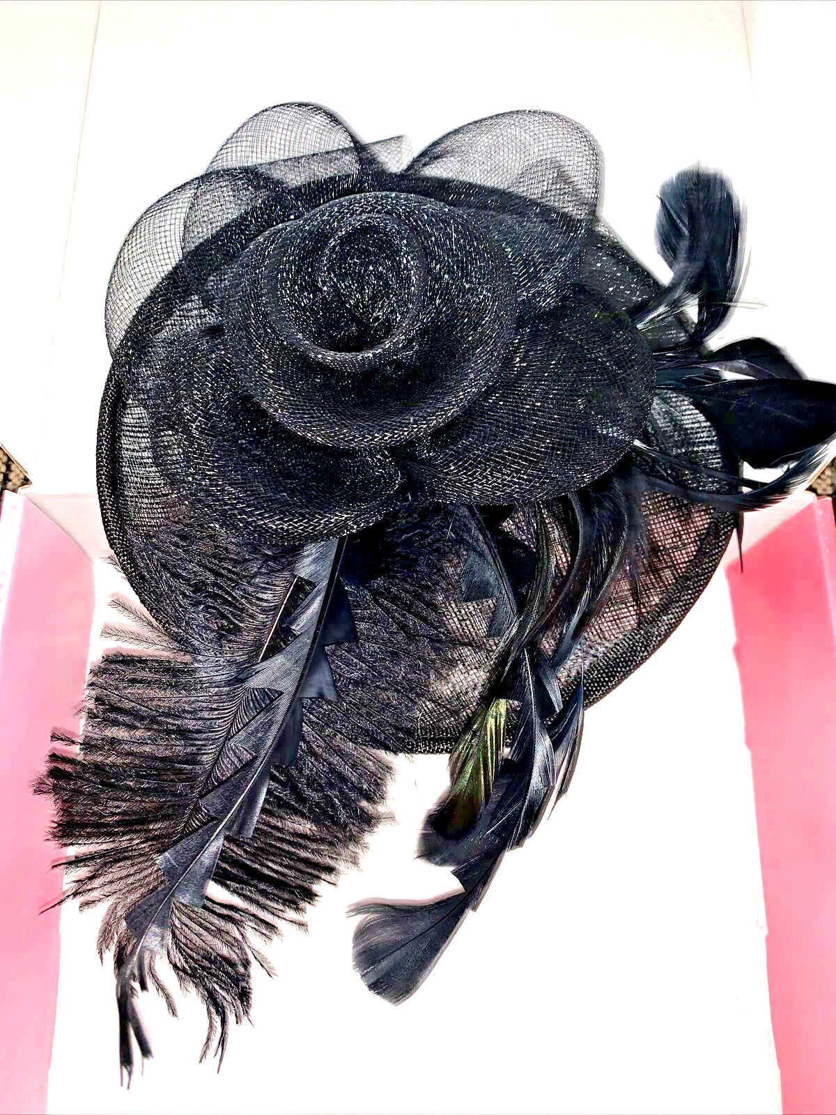 Feather Womens Dress Fascinator Fedora Pillbox Hat Party Church Beret - $9.78