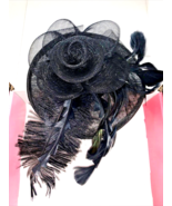 Feather Womens Dress Fascinator Fedora Pillbox Hat Party Church Beret - $9.78