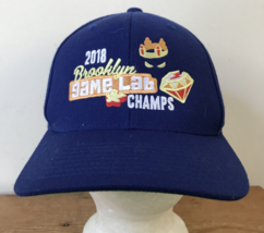 2018 Brooklyn Game Lab Champs Classics Yupoong Blue Baseball Cap Adjustable - £15.71 GBP