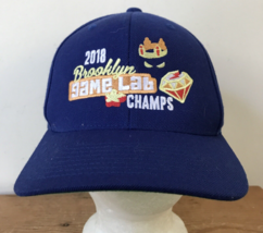 2018 Brooklyn Game Lab Champs Classics Yupoong Blue Baseball Cap Adjustable - £14.94 GBP