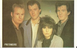 ⭕VTG card pocket calendar 1986 PRETENDERS  Portugal group music singer - $73.65 MXN