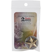 Tandy Leather 3-D Texas Star Concho 1&quot; (2.5 cm) 11373-38 - £2.60 GBP
