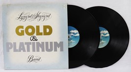 VINTAGE Lynyrd Skynyrd Gold &amp; Platinum 2X Vinyl LP Record Album - £39.56 GBP