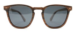 The Langley - Rectangular Real Wood Sunglasses, Rosewood Square Sunglasses - $65.00