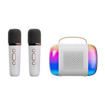 Y5 2 Microphone Portable Bluetooth Speaker Home And Outdoor Wireless Karaoke Aud - £24.75 GBP