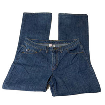 Bobbie Brooks Women&#39;s Jeans Size 12 Denim Pants Wide Legs Mid Rise 5 Pockets - £14.24 GBP
