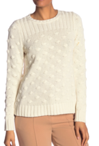 Vince Camuto Women&#39;s Antique White Popcorn Stitch Cotton Sweater Size XL... - £21.49 GBP