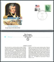 1984 US Cover - Andrew Jackson, Lancaster, South Carolina B8 - £2.31 GBP