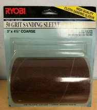 Ryobi OSS450 Oscillating Spindle 50 Grit Sanding Sleeves - 3&#39;&#39; x 4.5&#39;&#39; C... - £6.50 GBP