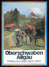 Original Poster Germany Upper Swabia Allgau Kids Horse - $55.67
