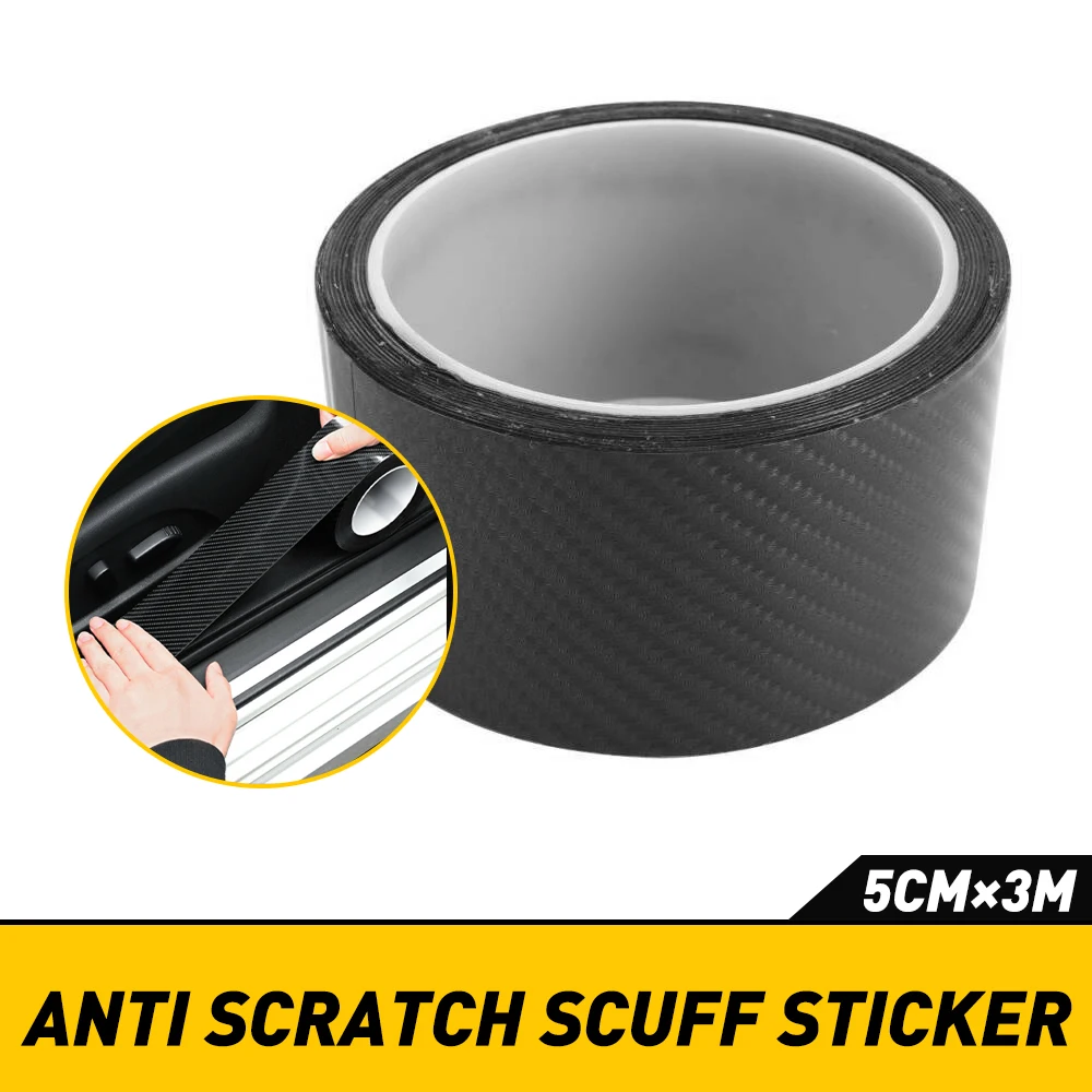  5D Universal   Stickers Car Door Sill Anti Scratch Strip For 3 6 CX-5 323 5 CX5 - £54.70 GBP