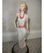 Adielle Fashion in Pink Dress Figurine,1983, 11 inches tall  (#0476/1) - £31.37 GBP