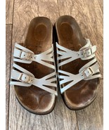 Betula Birkenstock Slip on Sandals size 7 Slides EUR 38 Shoes Strappy Blue - $1,144.82 MXN