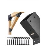 4Pcs 45 Degree Angle Support Brackets, 4x4 (Actual 3.5&#39;&#39;x3.5&#39;&#39;) 3.5×3.5（... - $108.89