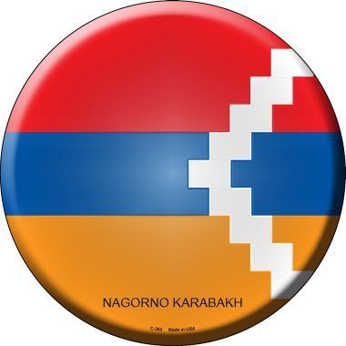 Nagorno Karabakh Country Novelty Metal Circular Sign C-362